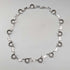 Collar vintage de plata de ley con decoración de cristal turquesa y marcasita, 23 g