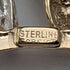 Vintage Vermeil Sterling Silver Lovebird Brooch