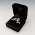Vintage Vermeil Sterling Silver Lovebird Brooch