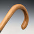 1923 British antique tan shaft, curved handle, pure silver decoration, walking stick, 91cm, K&S