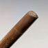 1923 British antique tan shaft, curved handle, pure silver decoration, walking stick, 91cm, K&S