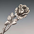 Servidor de pastelería vintage de plata continental con decoración de rosas, 40 g