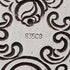Servidor de pastelería vintage de plata continental con decoración de rosas, 40 g