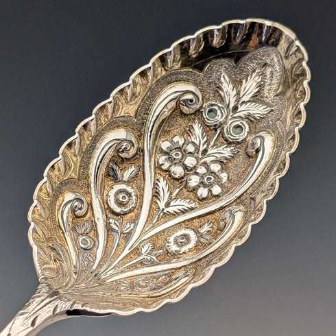 1803년 영국 조지안 앤티크 순은제 베리스푼 페어 Thomas Wallis II
