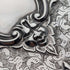 Tarjetero de plata de ley victoriano, 1898, con decoración en relieve, de Joseph Gloster, extra grueso, apertura doble, 127g, en excelente estado.