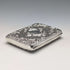 Tarjetero de plata de ley victoriano, 1898, con decoración en relieve, de Joseph Gloster, extra grueso, apertura doble, 127g, en excelente estado.