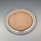 Antique British silver plated oval breadboard by Briddon Brothers