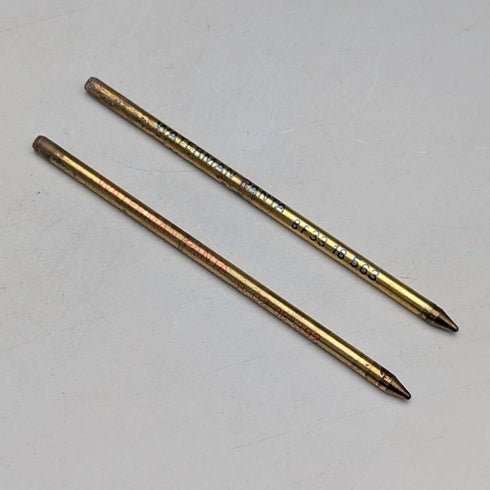 Regla y bolígrafo de plata de ley vintage británicos de 1975, de William Manton, con estuche