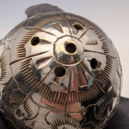 Pareja de saleros y pimenteros vintage con forma de huevo en plata chapada