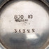 德国古董 800银带柄果篮 137g Wilkins