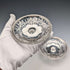 1910年 英国古董 纯银制小型带脚碟子一对 总重104g Mappin&Webb