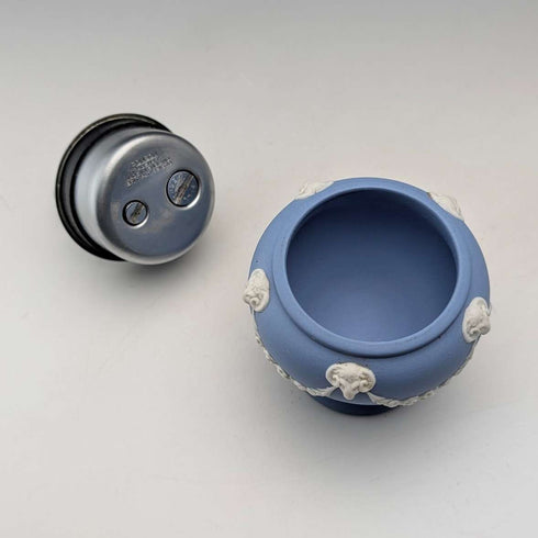 英國古董 Wedgwood Jasperware Ronson 油打火機,花瓶形