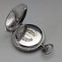 Circa 1926 Antique Longines Pocket Watch, Silver Hunter Case, Arabic Indexes, Good Working Condition
