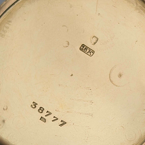 1928 愛彼懷錶 K18 黃金薄型開放式已檢修