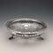 1911年 英国古董 镂空装饰 纯银带足水果碗 436克 Goldsmiths&Silversmiths