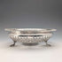 1911年 英国古董 镂空装饰 纯银带足水果碗 436克 Goldsmiths&Silversmiths