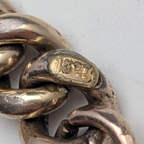 Antique rolled gold Albert chain, no fob