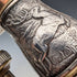 Circa 1900 Antique Silver Plate Hunting Decoration Opera Glasses Binoculars