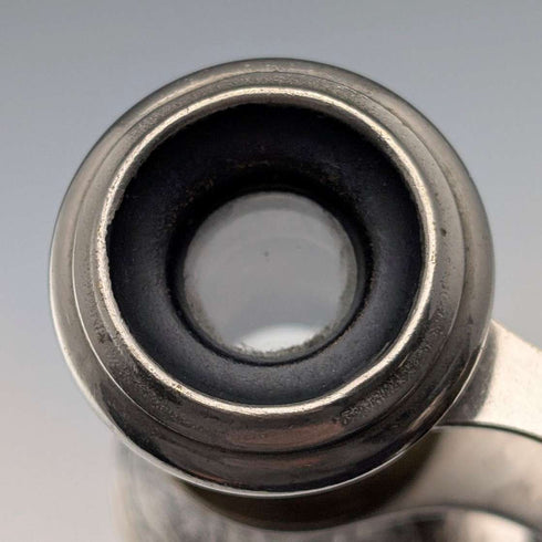 Circa 1900 Antique Silver Plate Hunting Decoration Opera Glasses Binoculars