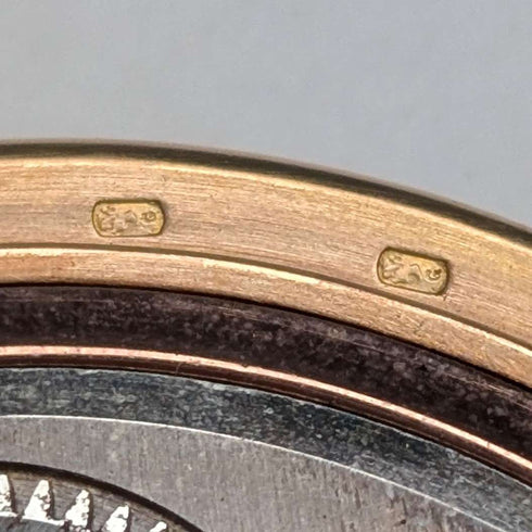 約1939年產歐米茄懷錶,K18黃金,薄型開放式錶盤,運作良好