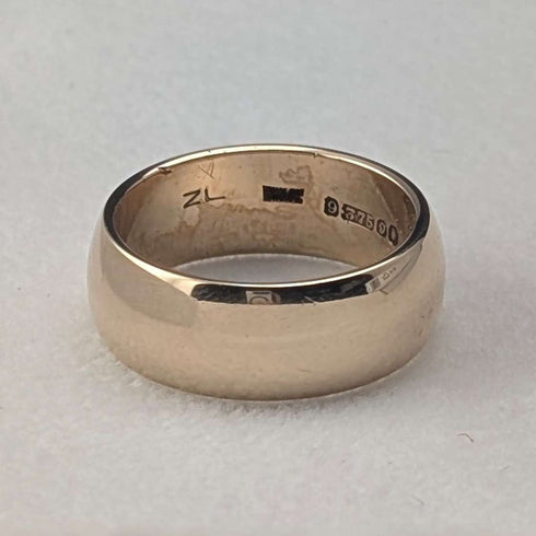 1962년 영국 빈티지 주얼리 K9 골드 반지 6.2g (11.5호)