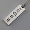 1977 British pure silver Jubilee ingot pendant, 34.6g, with pure silver necklace, SHS