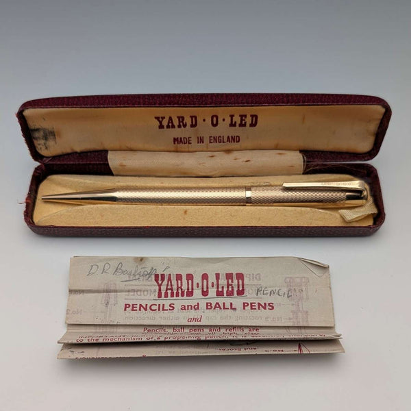 英国Vintage Yard-O-Led 镀金推式铅笔(带笔盒)