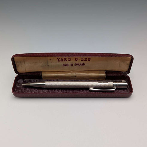 1963年 英国 Yard-O-Led 纯银制推进式铅笔(附笔盒)