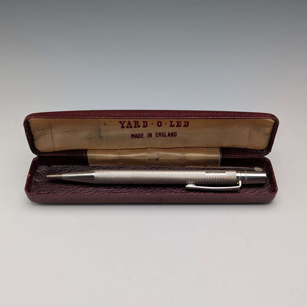 1963年 英国 Yard-O-Led 纯银制推进式铅笔(附笔盒)