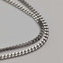 Colgante relicario vintage de plata de ley en forma de corazón con cadena de plata de ley, 7,3 g en total