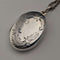 Vintage sterling silver oval locket pendant with sterling silver necklace, 10.4g total