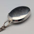 Vintage sterling silver oval locket pendant with sterling silver necklace, 10.4g total