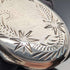 Vintage sterling silver oval locket pendant with sterling silver necklace, 10.4g total