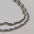 Vintage sterling silver oval locket pendant with sterling silver necklace, 10.4g total