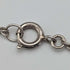 Vintage sterling silver oval locket pendant with sterling silver necklace, 10.4g total