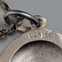 Vintage sterling silver oval locket pendant with sterling silver necklace, 10.4g total