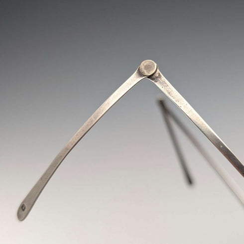 Antigüedad británica georgiana de principios del siglo XIX, gafas pequeñas de plata esterlina, Mary Ann Holmes
