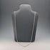 Collar de cadena trenzada de plata de ley vintage británica, 90 cm, 22,3 g, milor