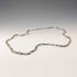 American vintage sterling silver multi-fancy link chain necklace 92cm 80g
