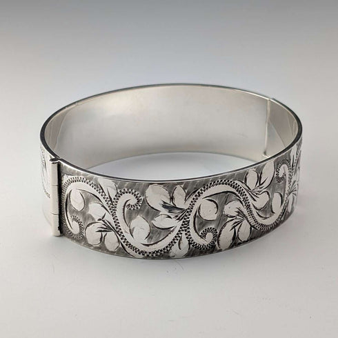 1977 British Vintage Jubilee Sterling Silver Bracelet 44g Bracelon Ltd