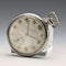Circa 1930 Vintage Omega Pocket Watch Art Deco Style Alloy Open Face In Good Working Condition