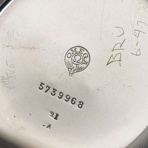 1920年頃 アンティーク オメガ 懐中時計 直径53mm 鉄道時計 合金ケース 動作良好