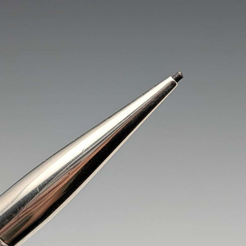 1947年 英国ヴィンテージ 純銀製 ヘキサゴン 推進式シャープペンシル Johnson Matthey
Portaminas vintage británico de plata de ley, forma hexagonal, mecanismo de propulsión, 1947, Johnson Matthey