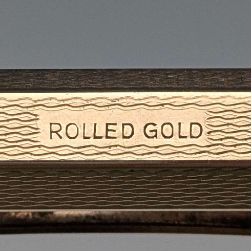 英国复古 Yard-O-Led 镀金六角形旋转式铅笔(附盒)