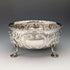 Cuenco de plata de ley con pedestal, 1873, antigüedad británica, 236 g, Daniel & Charles Houle