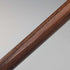 1919 British antique brown shaft dog head handle pure silver decorated walking stick 87cm Jonathan Howell