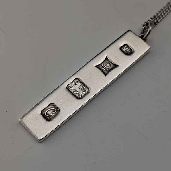 1977년 영국산 순은제 주빌리 인곳 펜던트 총 11.8g (순은 목걸이 포함) MJ