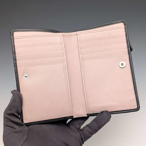 Radley London Black Cowhide Leather Bifold Wallet Scottish Terrier