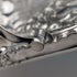 Cesta de plata chapada de la época victoriana tardía, estilo inglés antiguo, con asa móvil
