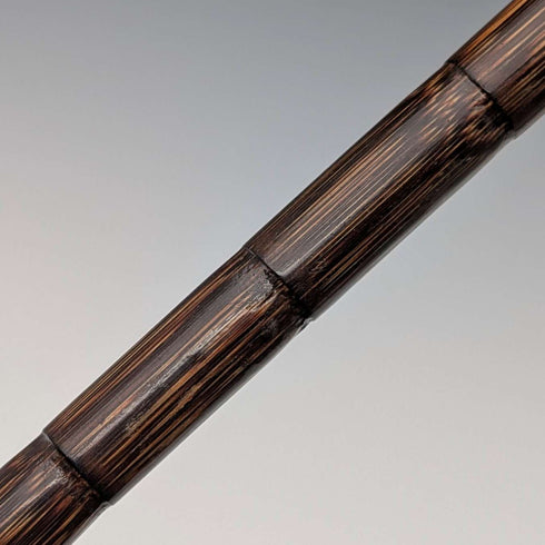 1908年英國古董棕色桿,弧形手柄,純銀裝飾輕便手杖,80厘米